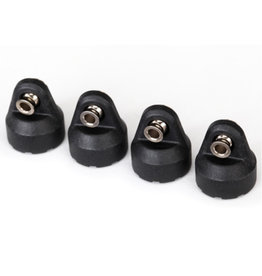 Traxxas TRA8361 Shock caps (black) (4) (assembled with hollow balls)