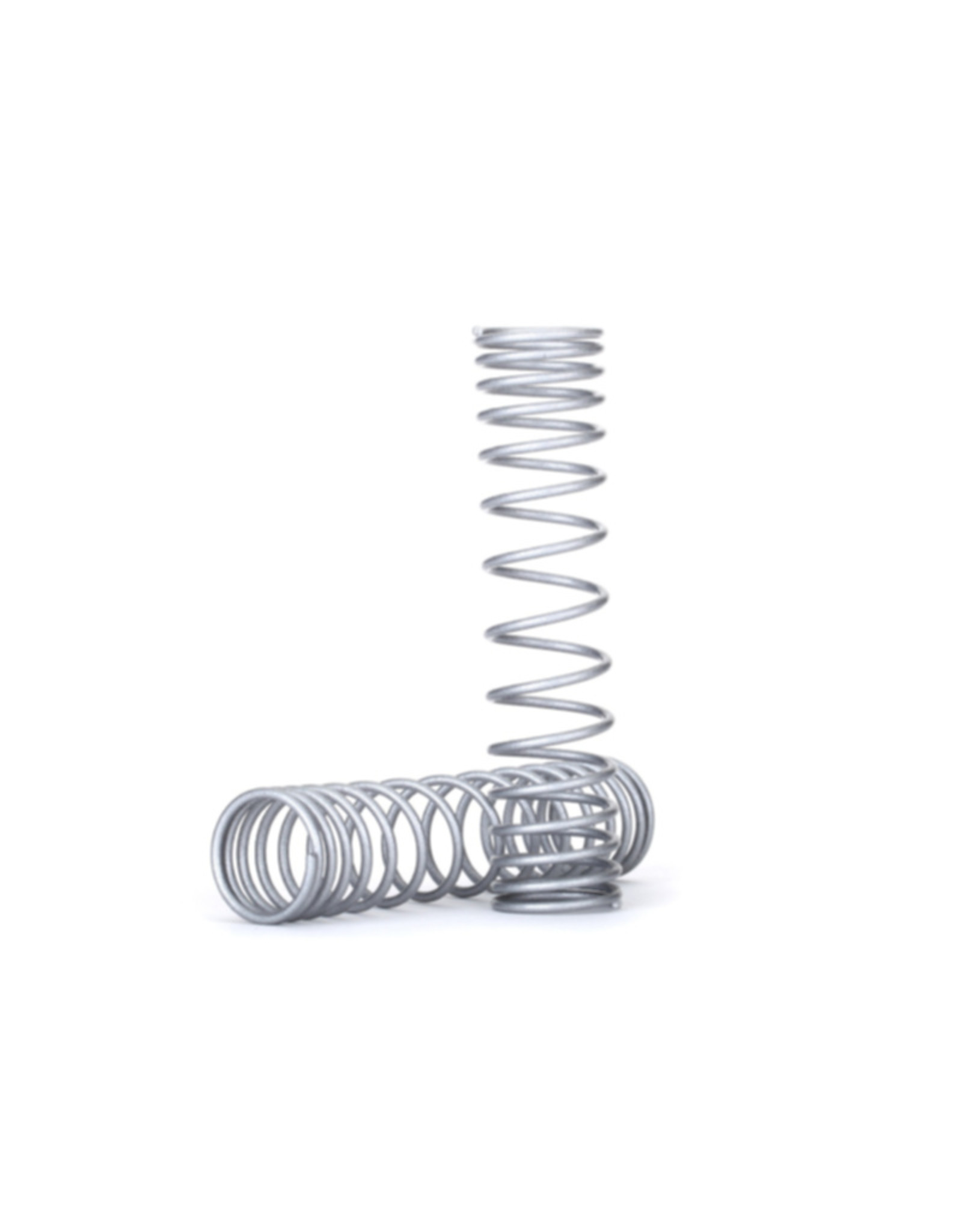 Traxxas TRA8445X Spring, shock, rear (silver) (GTR) (progressive, 1.042 rate) (2)