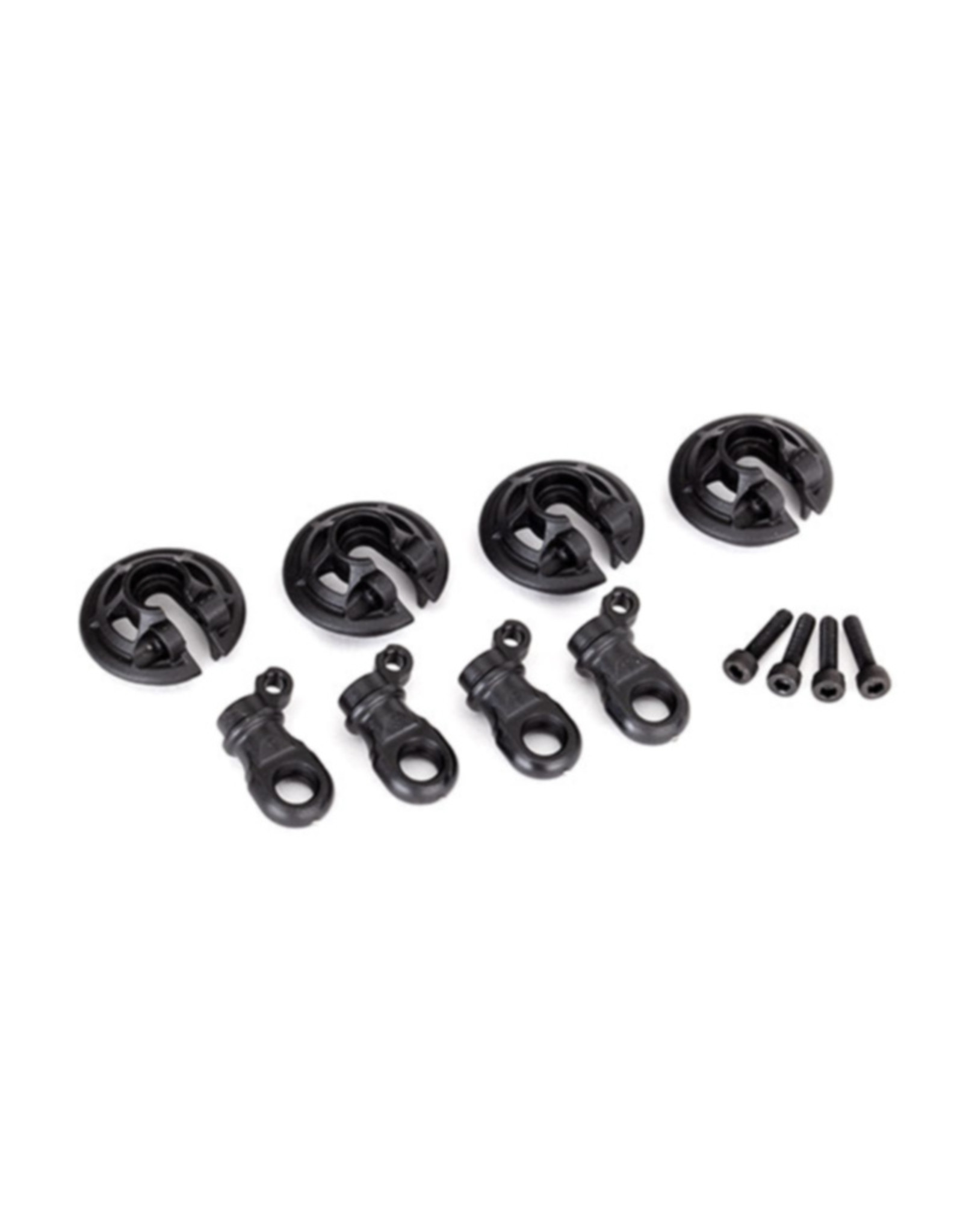 Traxxas TRA8459  Spring retainers, lower (captured) (4)/ 2.5x10 CS (4)
