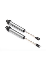 Traxxas TRA8461 Shocks, GTR, 160mm, silver aluminum tra8461 (fully assembled w/o springs) (rear, no threads) (2)