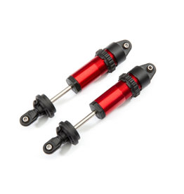 Traxxas TRA8961R Shocks, GT-Maxx, aluminum (red-anodized) (fully assembled w/o springs) (2)