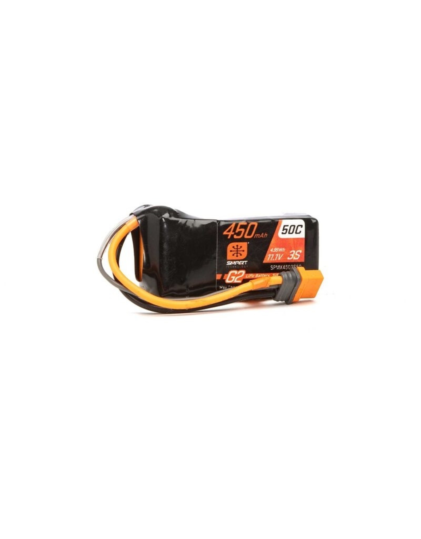 spektrum SPMX4503S50 	 450mAh 3S 11.1V Smart G2 LiPo Battery 50C; IC2