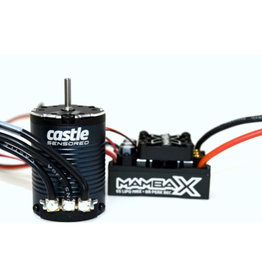 Castle Creations CSE010015511  MAMBA X, 25.2V WP ESC,1406-3800Kv Sensored:Crawler