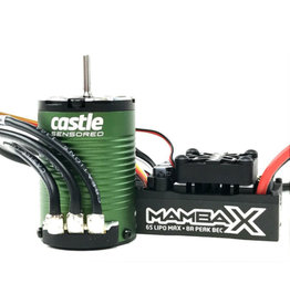 Castle Creations CSE010016100 Mamba X SCT Pro, Sensored, 25.2V WP 1410-3800Kv