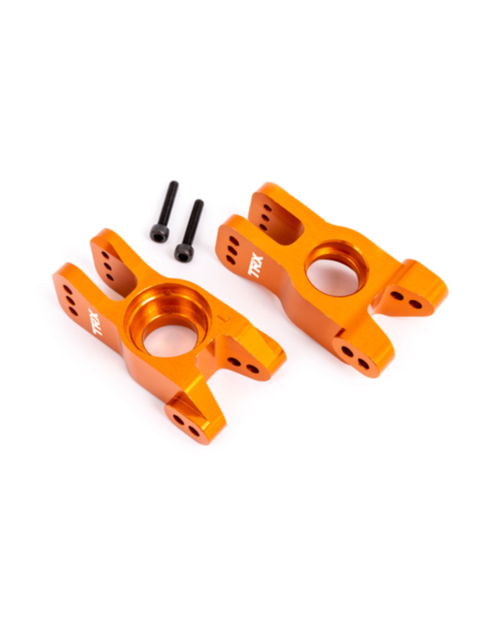 Traxxas TRA9552T CARRIERS STUB AXLE ALUM ORANGE SLEDGE