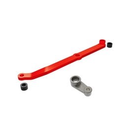 Traxxas TRA9748-RED STEERNG LNK ALUM RED/SERVO HRN