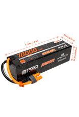 spektrum SPMXB4S100 10000mAh 4S 14.8V Smart Pro Basher LiPo 120C; IC5