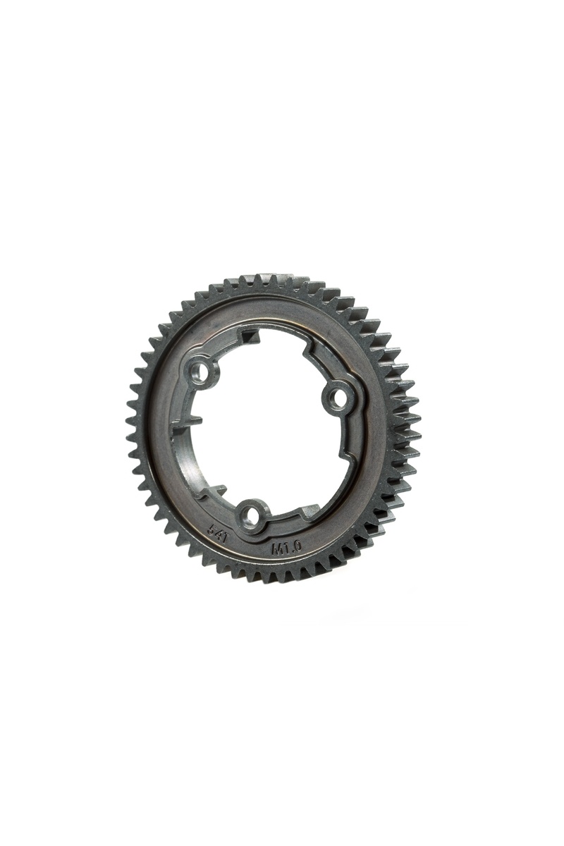Traxxas 6449R Steel Spur Gear - 54T, 1.0 Module Pitch, Wide-Face For X-Maxx RC Truck
