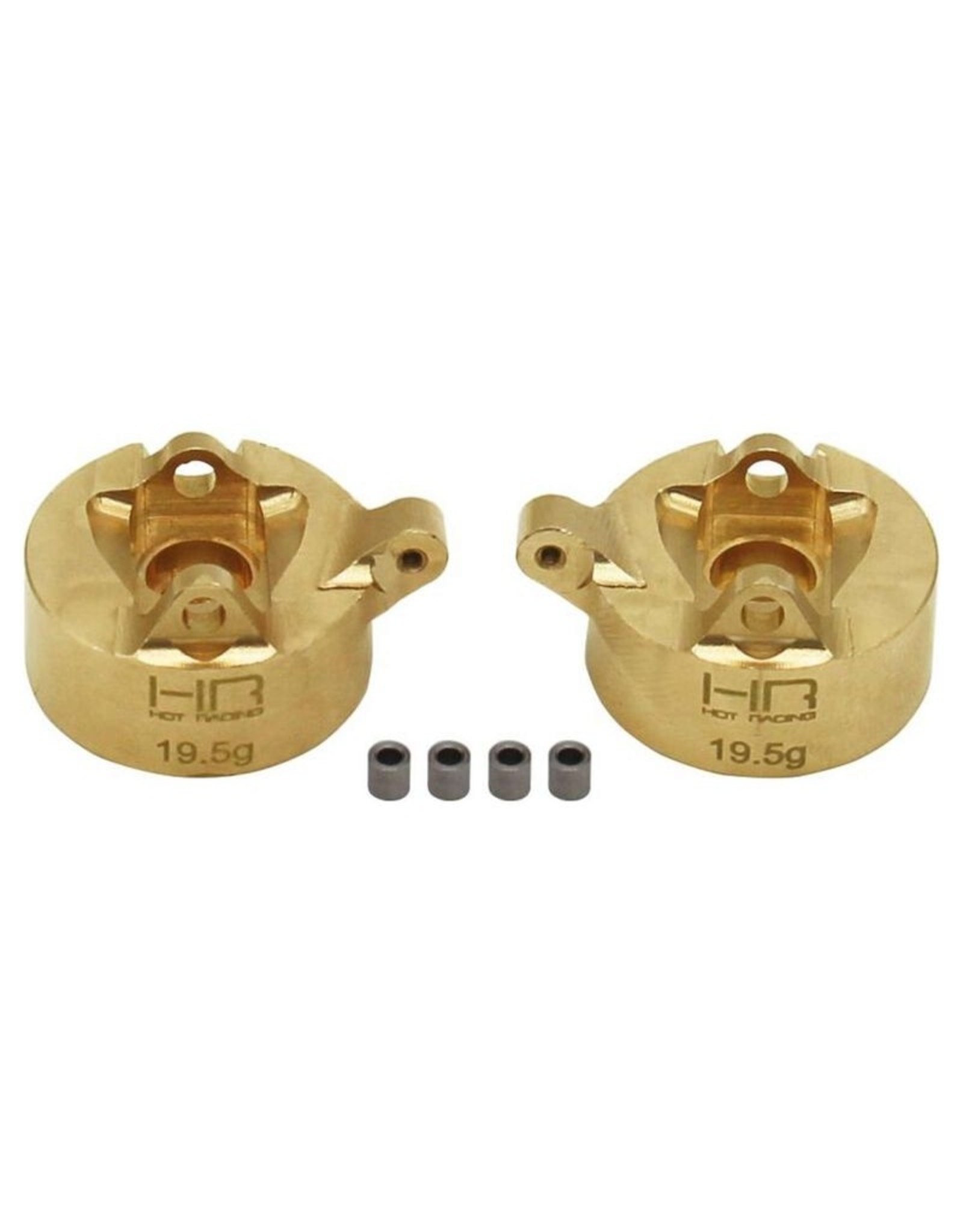 Hot Racing HRASXTF21XH 	Extra Heavy Brass Front Steering Knuckle SCX24