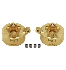 Hot Racing HRASXTF21XH 	Extra Heavy Brass Front Steering Knuckle SCX24