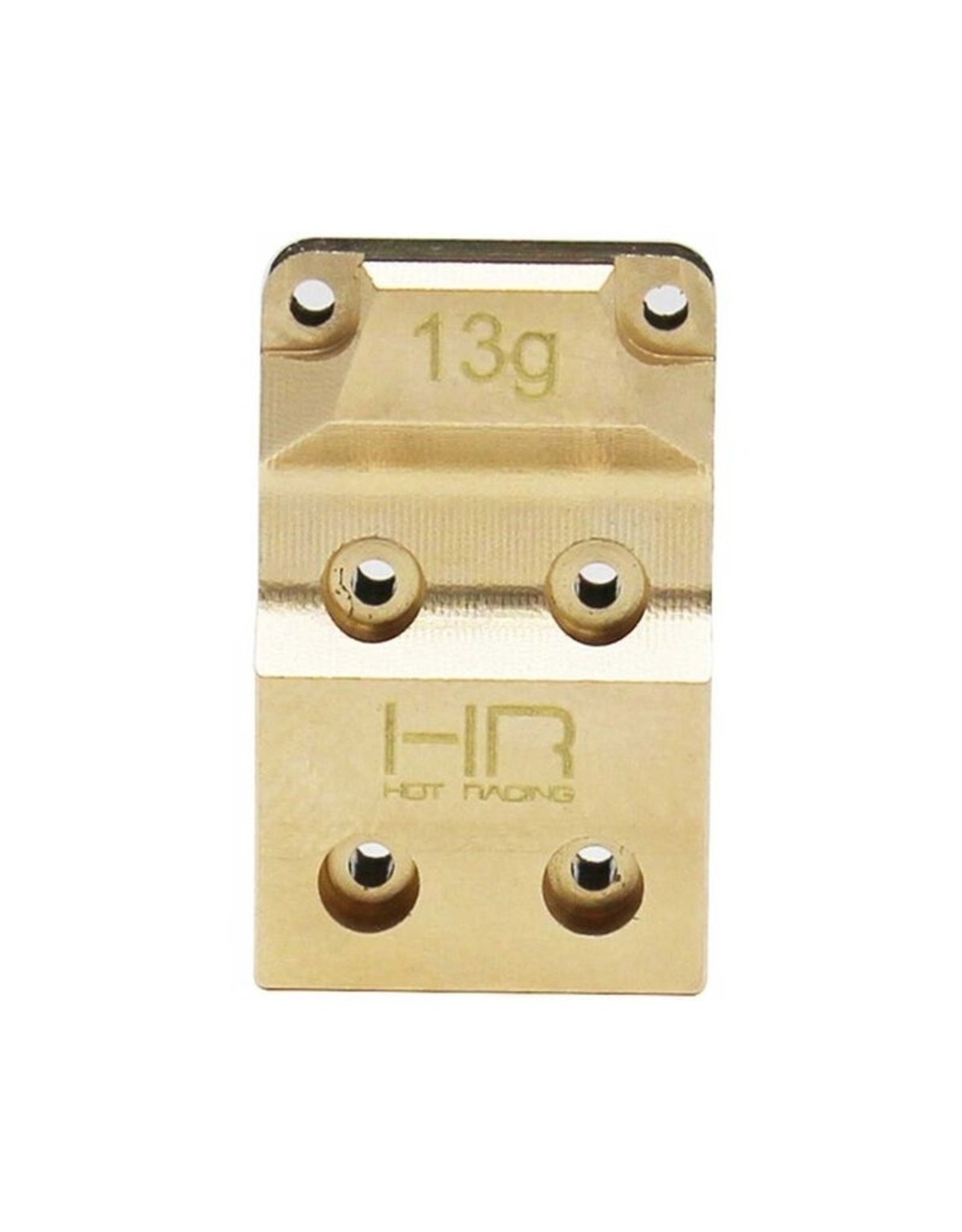 Hot Racing HRASXTF12CP  Brass Diff Cover w/ SS skid plate SCX24