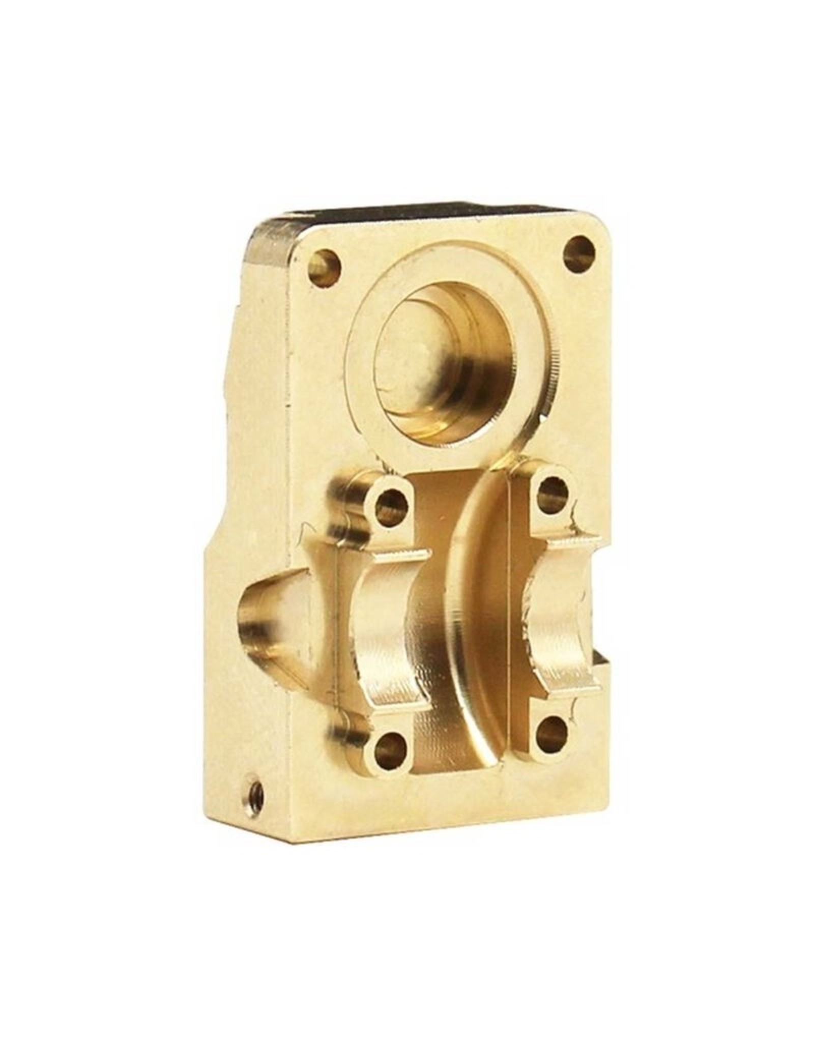 Hot Racing HRASXTF12CP  Brass Diff Cover w/ SS skid plate SCX24