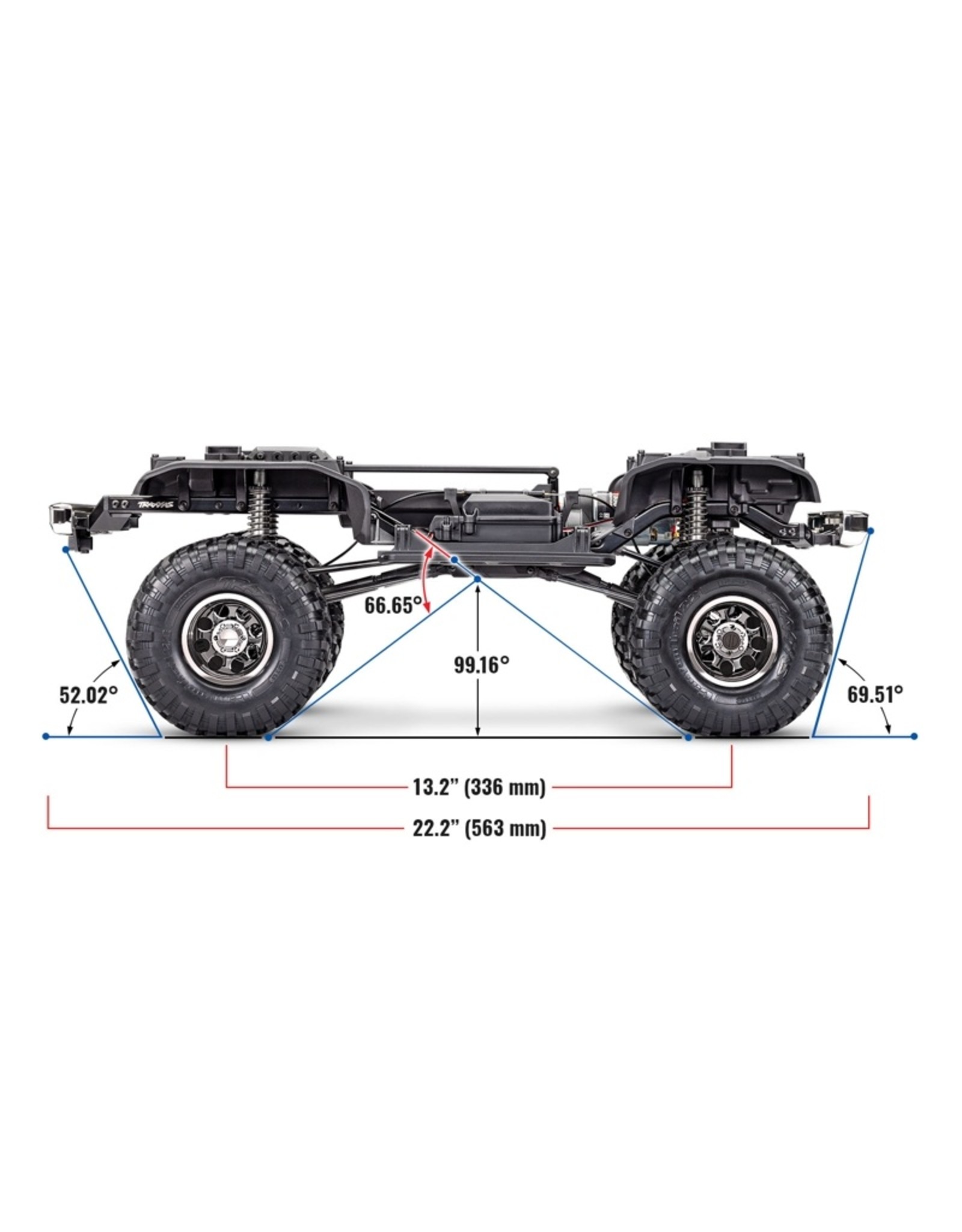 Traxxas TRA92056-4  TRX-4 Chevrolet K10 High Trail Edition BLUE