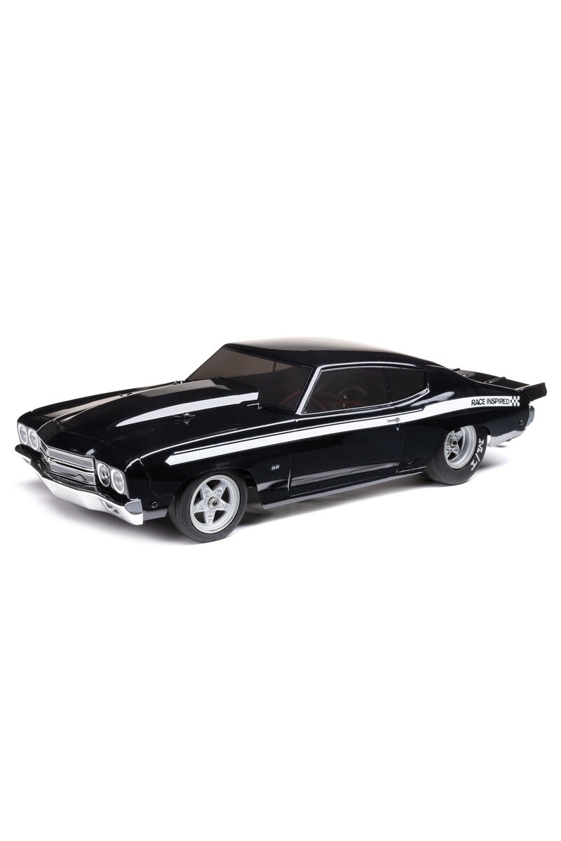 LOS01023T2 1970 Chevelle 2WD Mini No Prep Drag Car Black