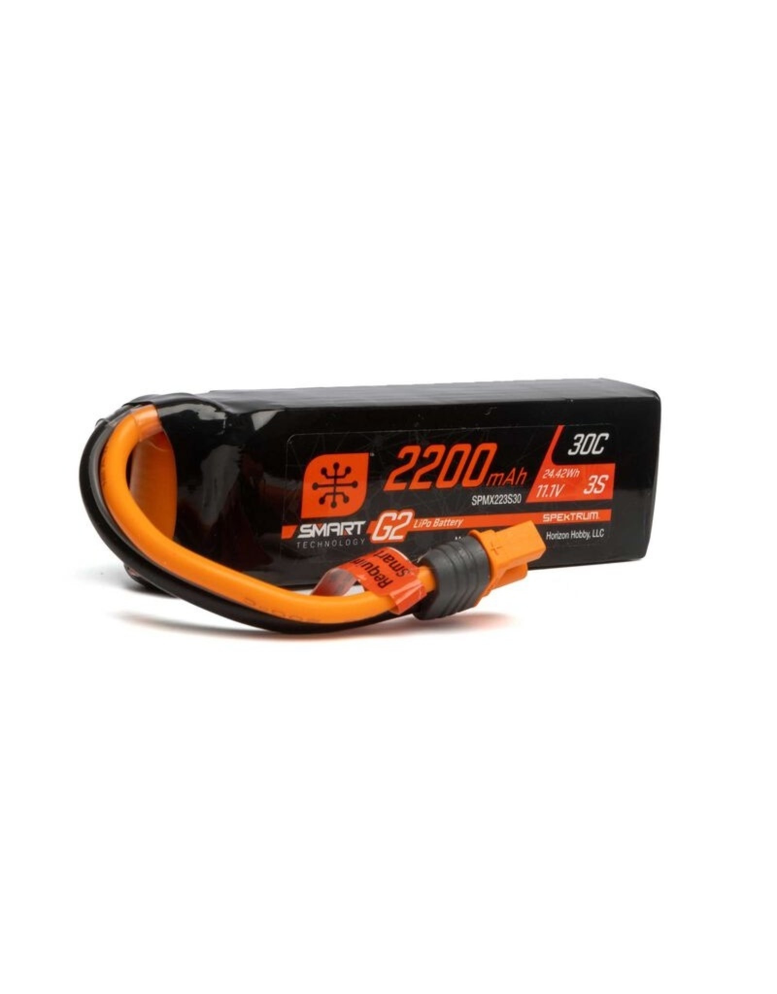 spektrum SPMX223S30  SOFT PAK2200mAh 3S 11.1V Smart G2 LiPo 30C; IC3