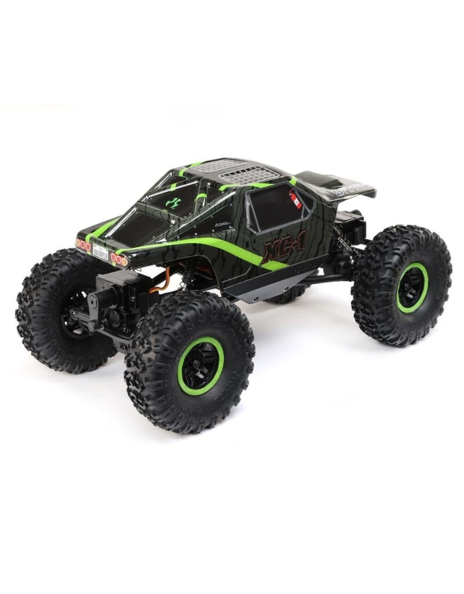Axial AXI00003T1  AX24 XC-1, 1/24th 4WS Crawler Brushed RTR, Green