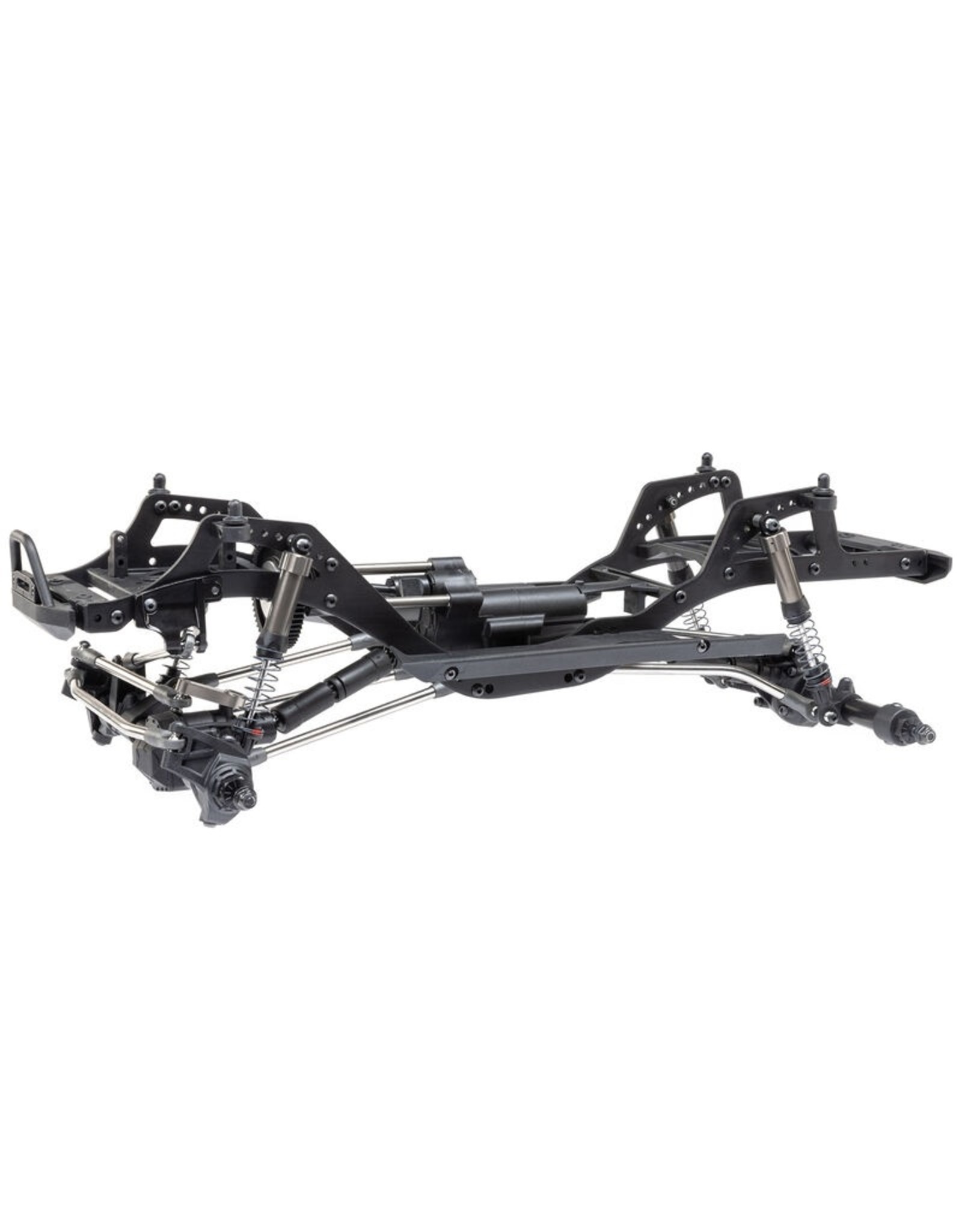 LWORD Alloy Chassis Lift Plate Kit – Black, 1/10 Scale RC Axial SCX10, 62g