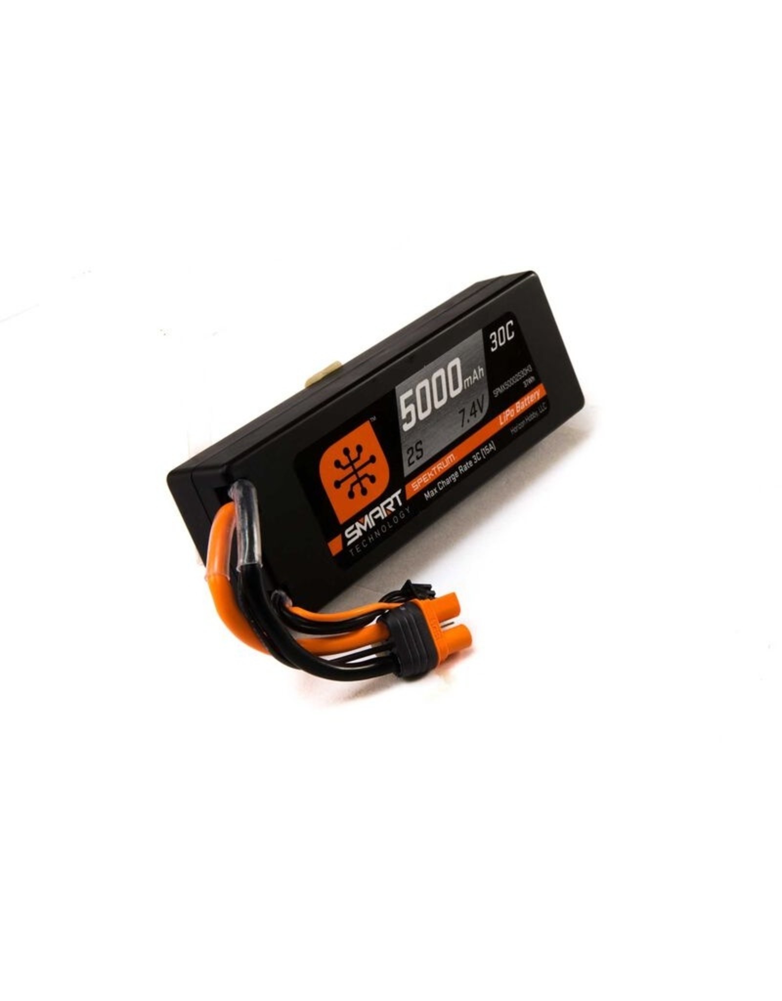 spektrum SPMX50002S30H3	  5000mAh 2S 7.4V Smart LiPo 30C Hardcase; IC3