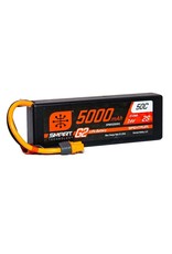 spektrum SPMX52S50H3 7.4V 5000mAh 2S 50C Smart LiPo G2 Hard Case: IC3