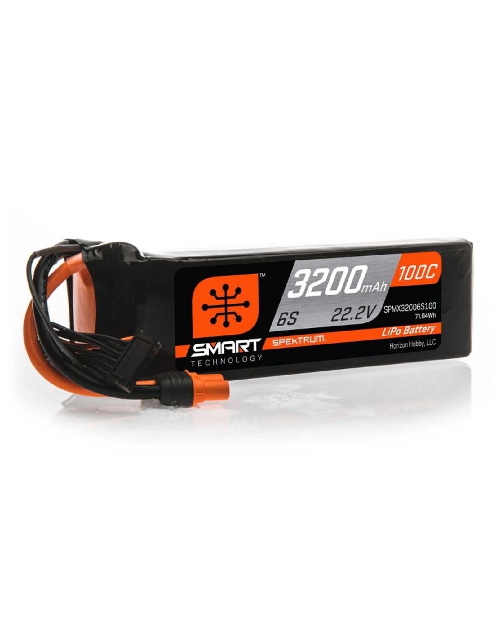 spektrum SPMX32006S100 3200-MAH 6S 22.2V 100C Smart LiPo Battery:IC5