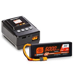 Traxxas SPMXBCB1 Smart 2S G2 LiPo Battery & S155 Charger Bundle