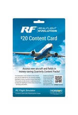 eflite RFL2002 RealFlight Evolution $20 Content Card