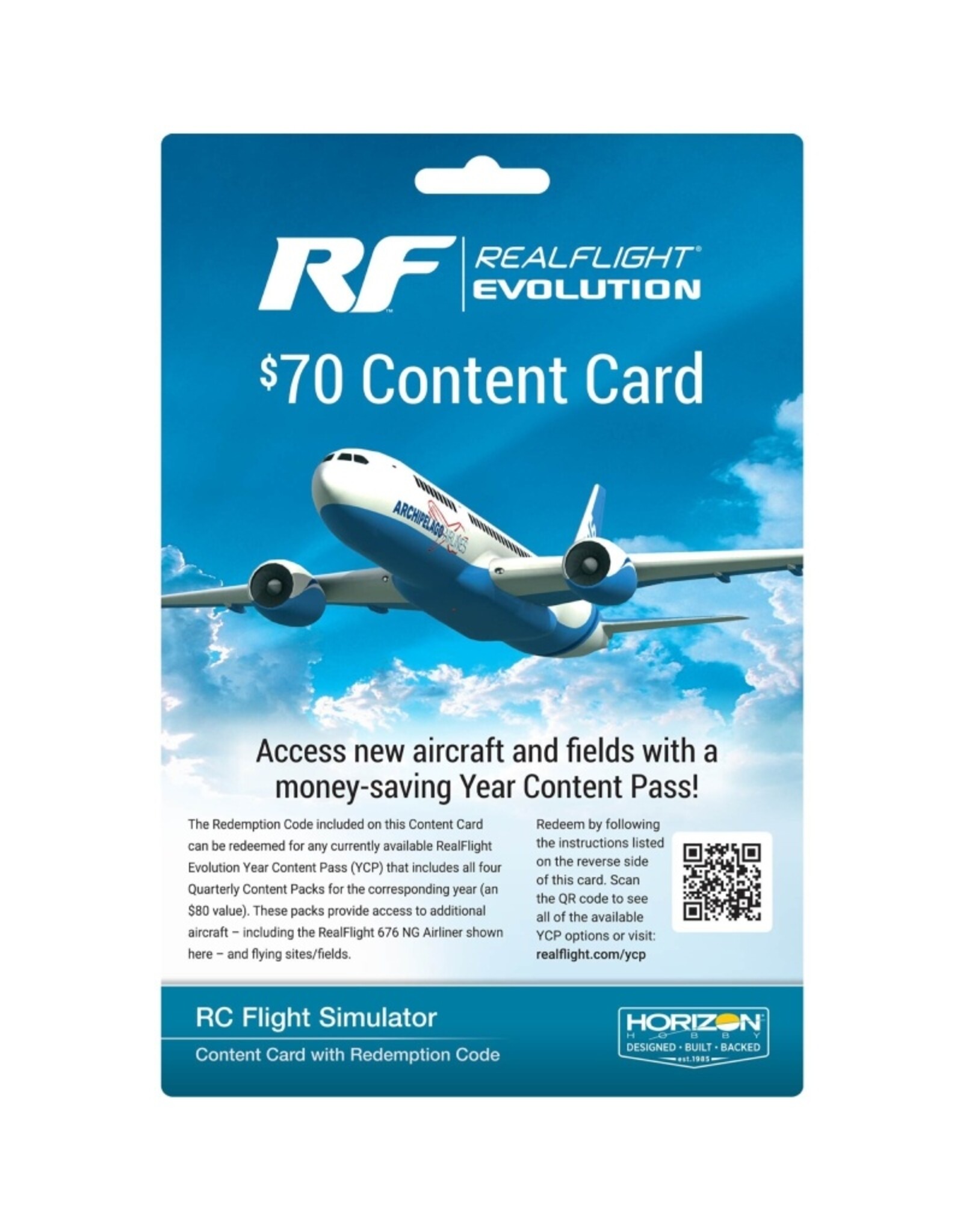 eflite RFL2003 RealFlight Evolution Content Card $70