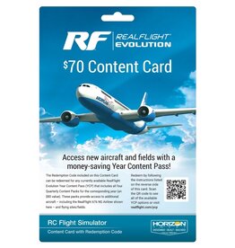 eflite RFL2003 RealFlight Evolution Content Card $70