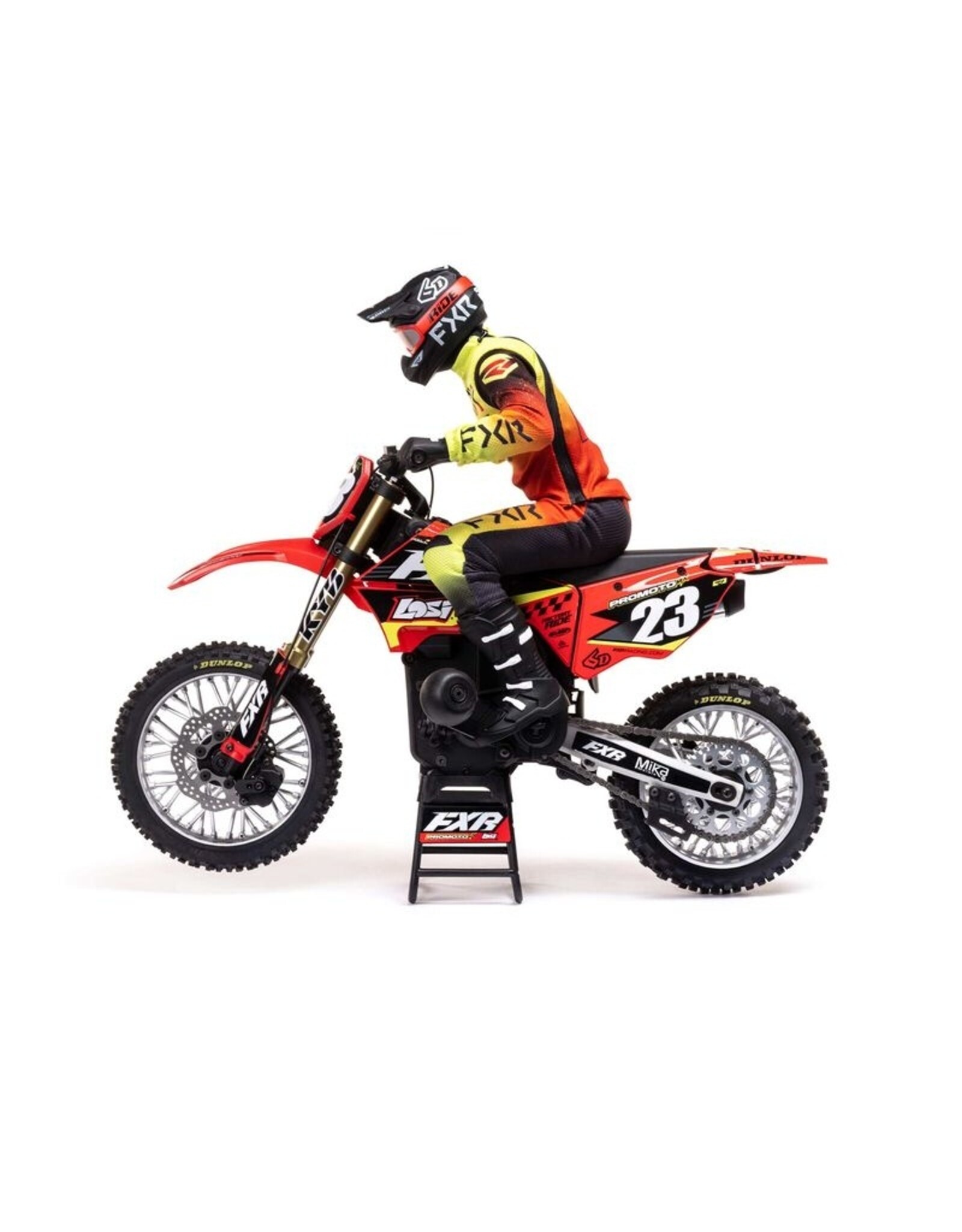 Losi LOS06000T1 Promoto-MX 1/4 Motorcycle RTR, FXR RED