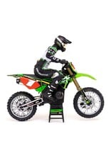 Losi LOS06002 Promoto-MX 1/4 Motorcycle RTR Combo, Pro Circuit Green