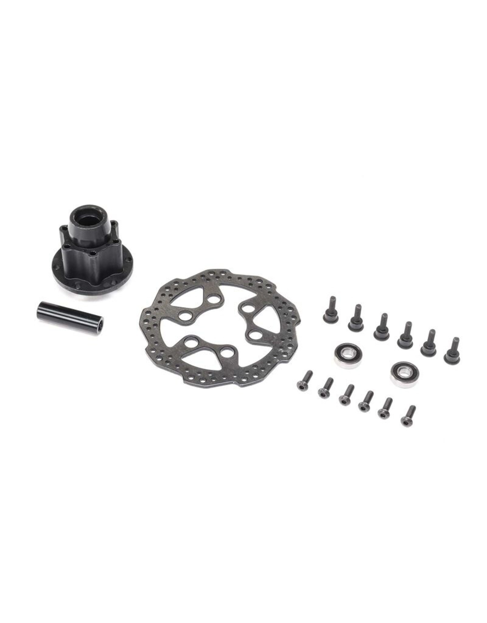 Losi LOS262013 Complete Front Hub Assembly: Promoto-MX