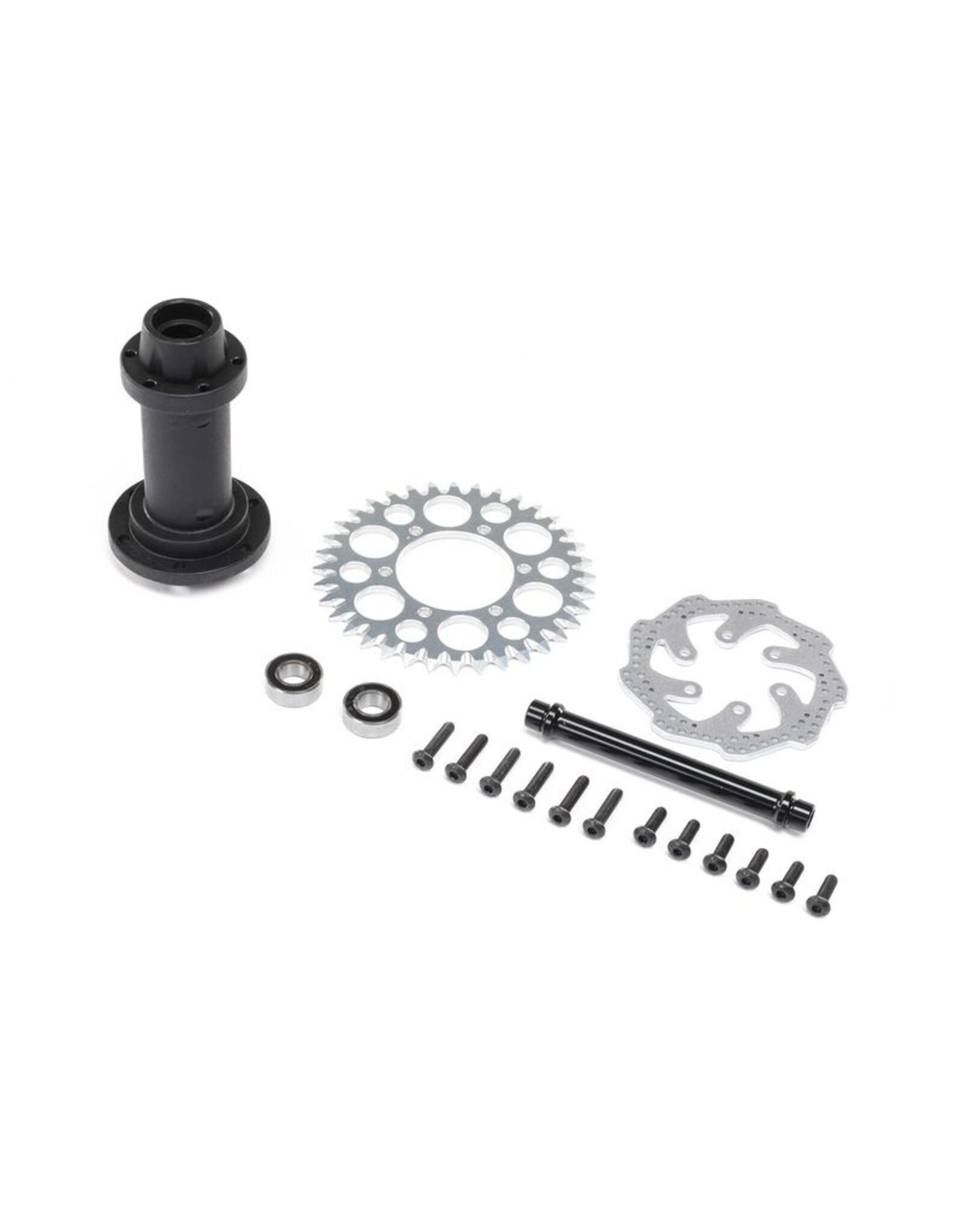 Losi LOS262014 Complete Rear Hub Assembly: Promoto-MX