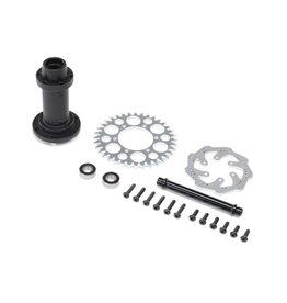 Losi LOS262014 Complete Rear Hub Assembly: Promoto-MX