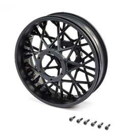 Losi LOS46001 Rear Wheel Set, Black: Promoto-MX