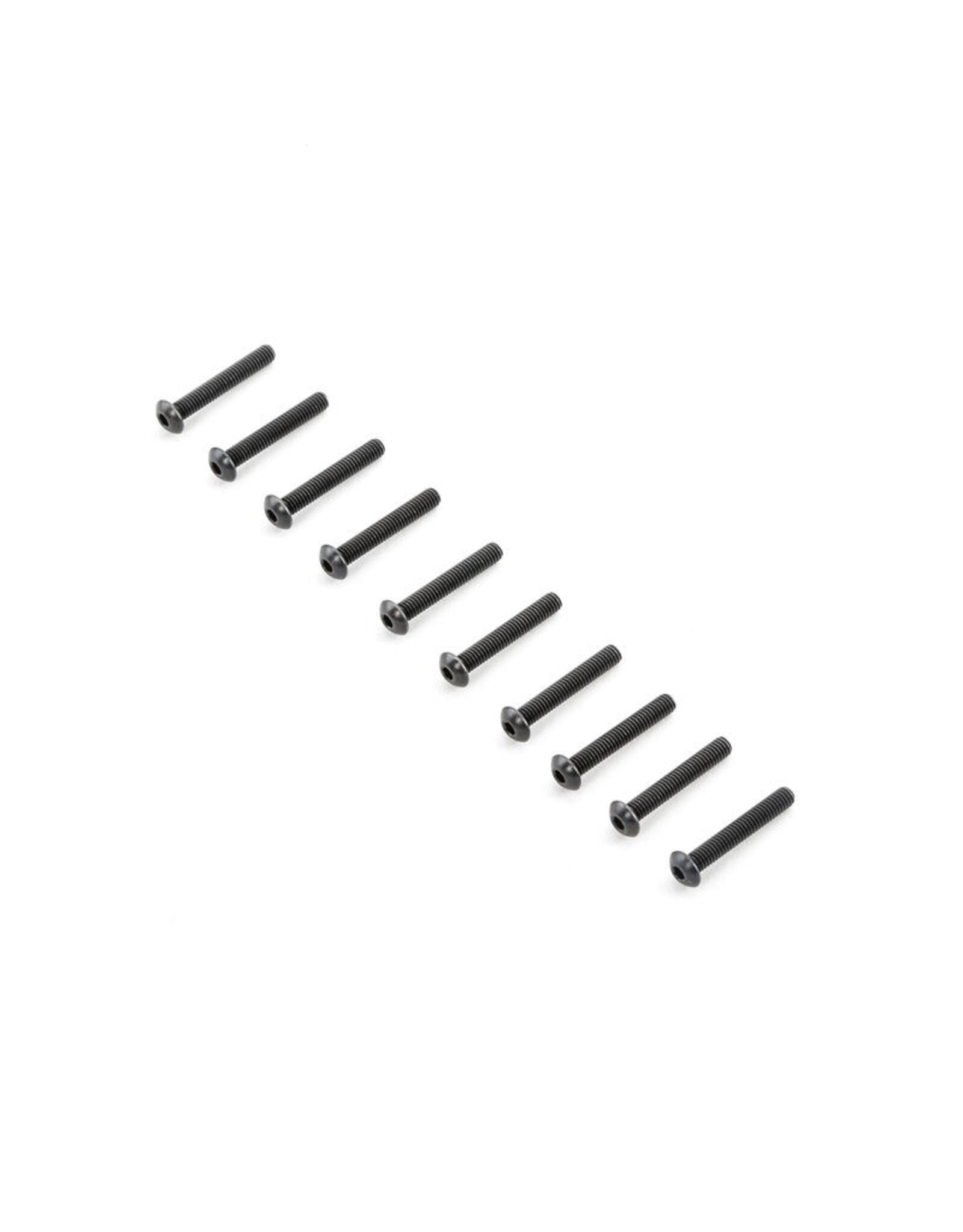 team losi racing TLR255010 Button Head Screws, M4x25mm (10)