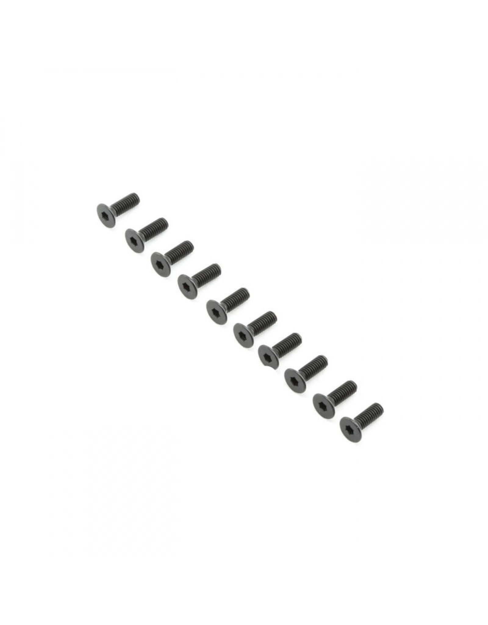 team losi racing TLR255013 Flat Head Screws, M4x12mm (10)