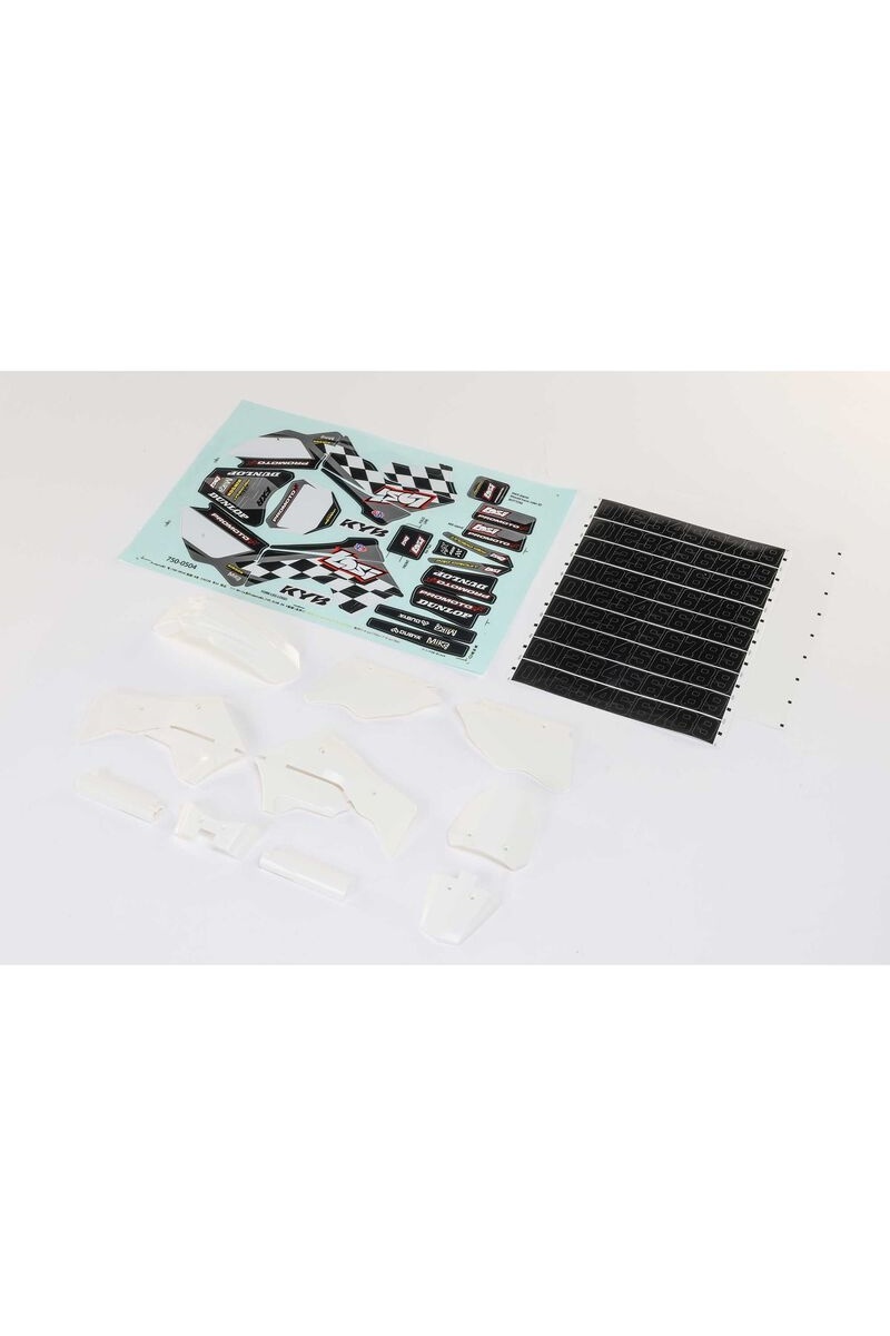 LOS260005 White Plastics w/Wraps: PM-MX - HobbyQuarters