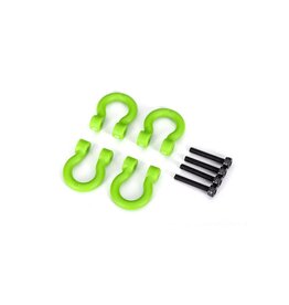 Traxxas TRA8234-GRN BUMPER D-RING GREEN FRONT/REAR