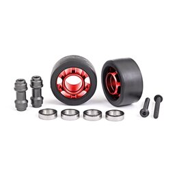 Traxxas TRA7775R  WHEELS WHEELIE BAR RED