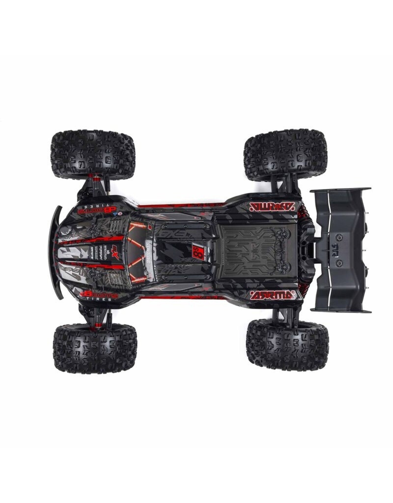 Arrma ARA5808V2T1 1/5 KRATON 4X4 8S BLX EXB Brushless Monster Truck RTR, Black