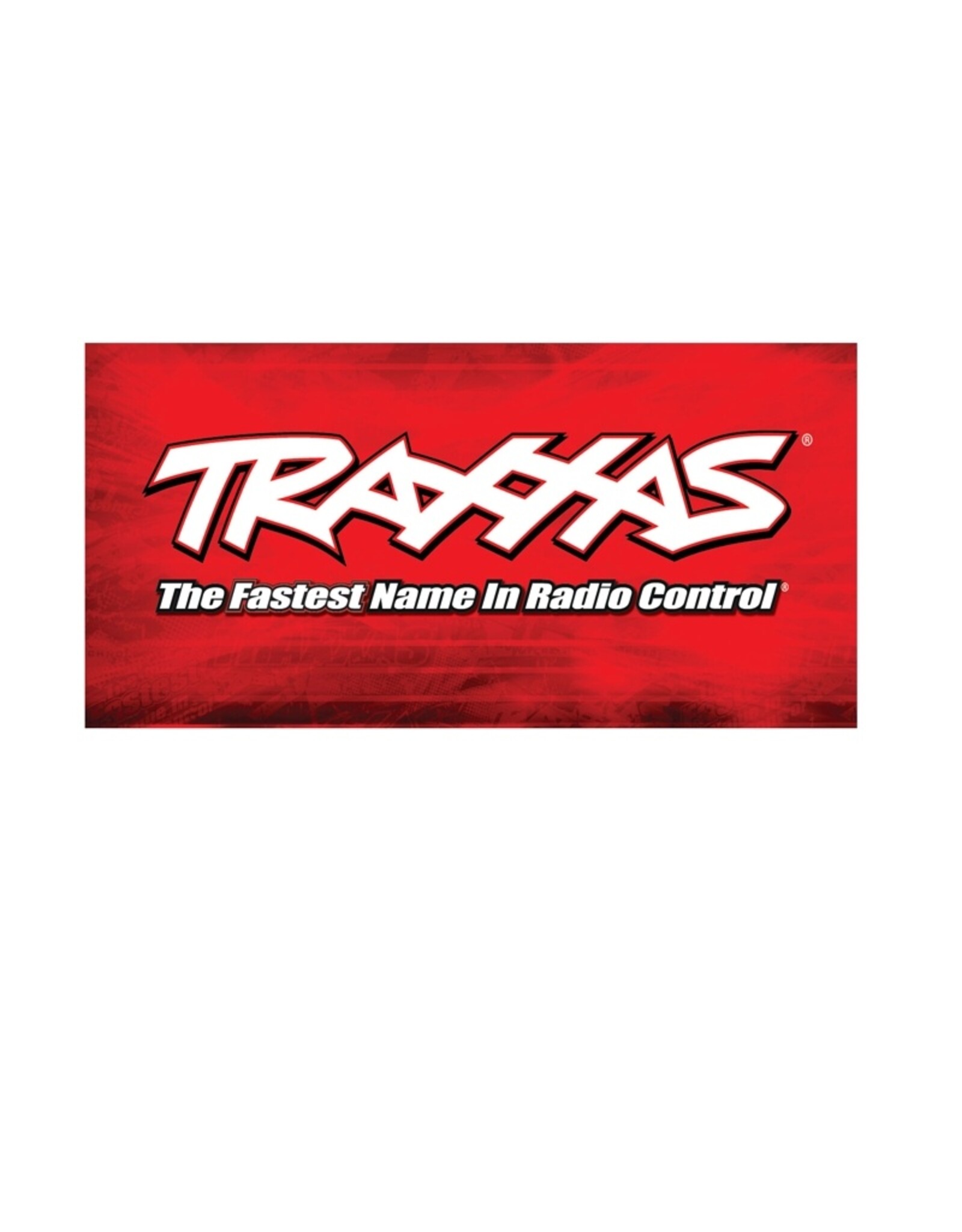 Traxxas TRA9909 RACING BANNER RED / BLACK 3X7
