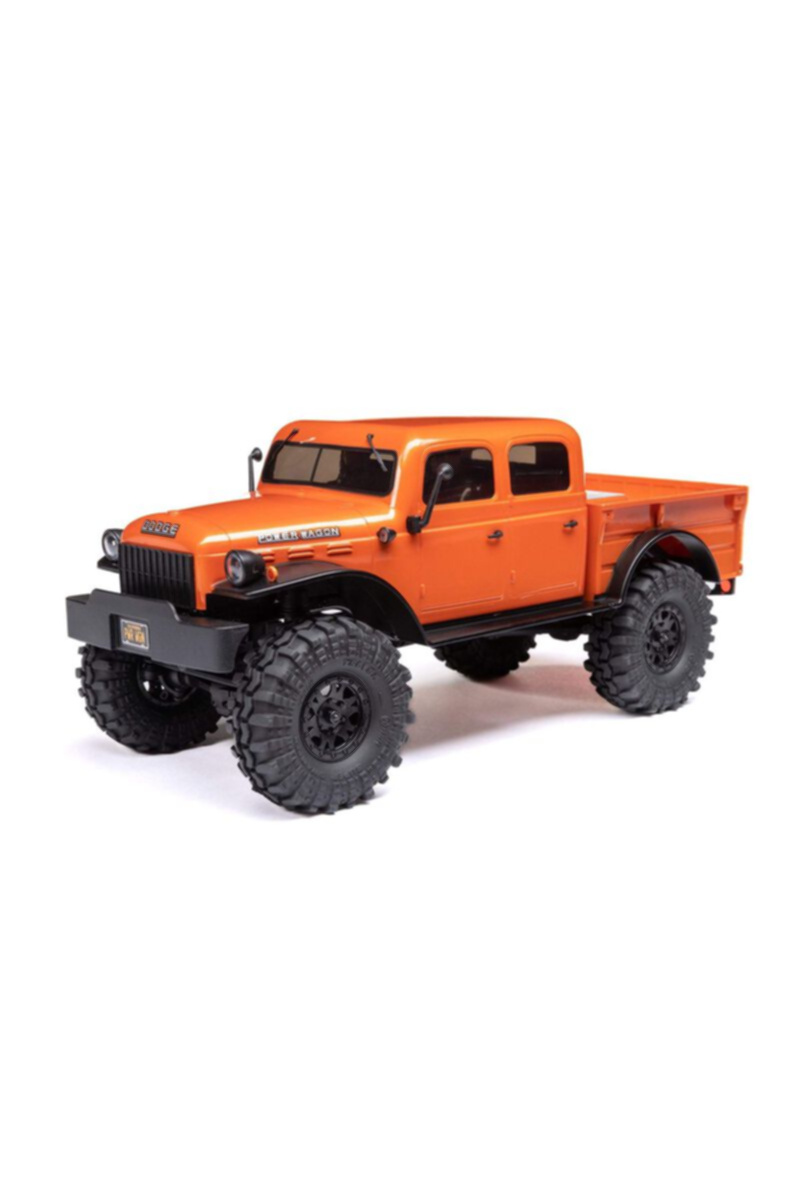 AXI00007T1 SCX24 40's 4 Door Dodge Power Wagon, Orange:1/24 4WD