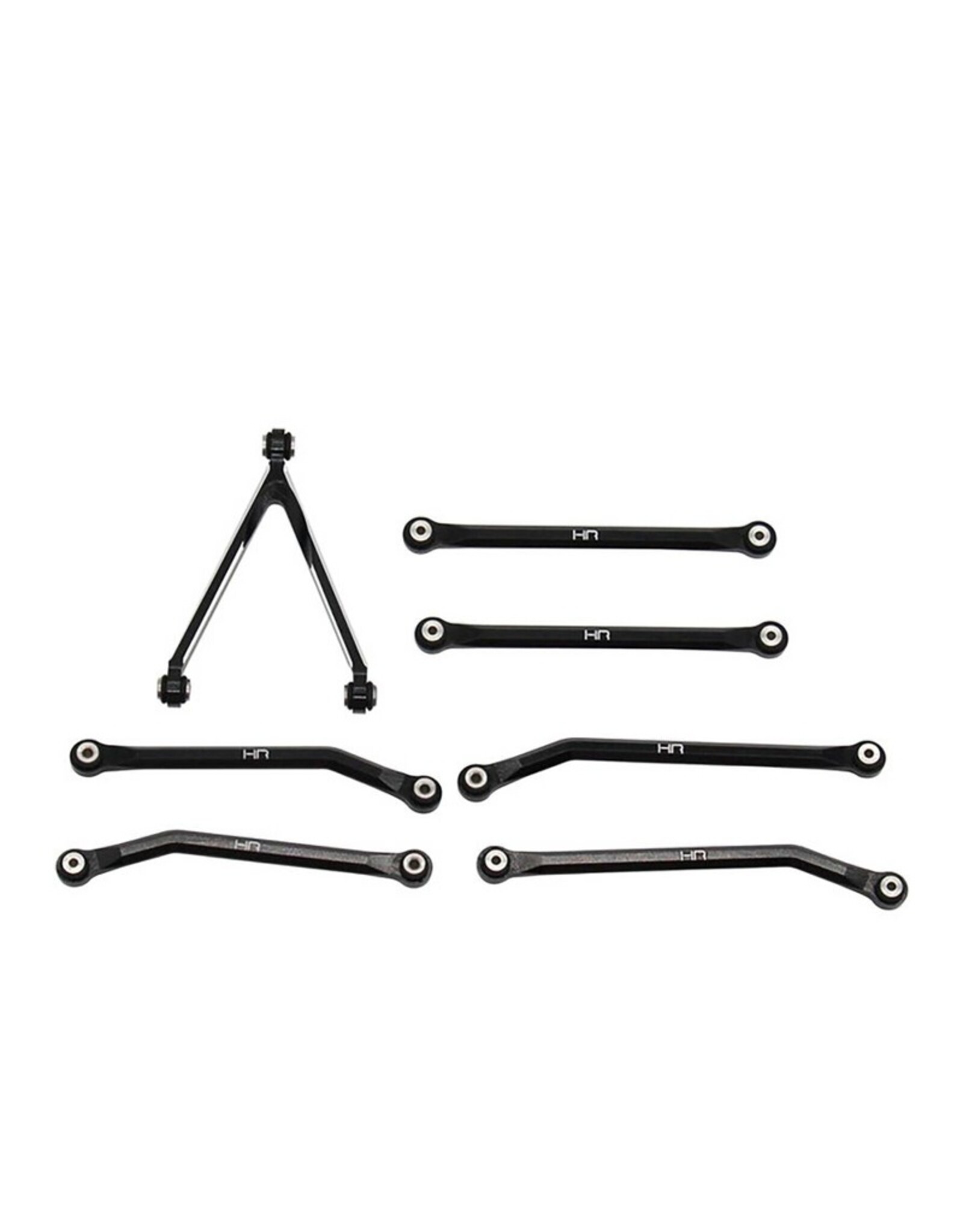 Hot Racing Aluminum High Clearance Link Set for 5.26 (133.7mm) Wheelbase: SCX24 C10, JLU, Bronco