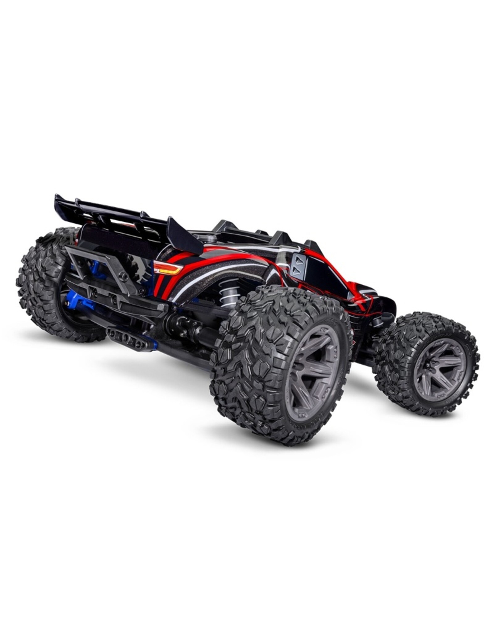 Traxxas TRA67164-4 Rustler 4X4 Brushless: 1/10 Scale 4WD Stadium Truck RED