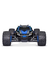 Traxxas TRA67164-4 Rustler 4X4 Brushless: 1/10 Scale 4WD Stadium Truck BLUE