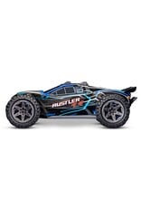 Traxxas TRA67164-4 Rustler 4X4 Brushless: 1/10 Scale 4WD Stadium Truck BLUE