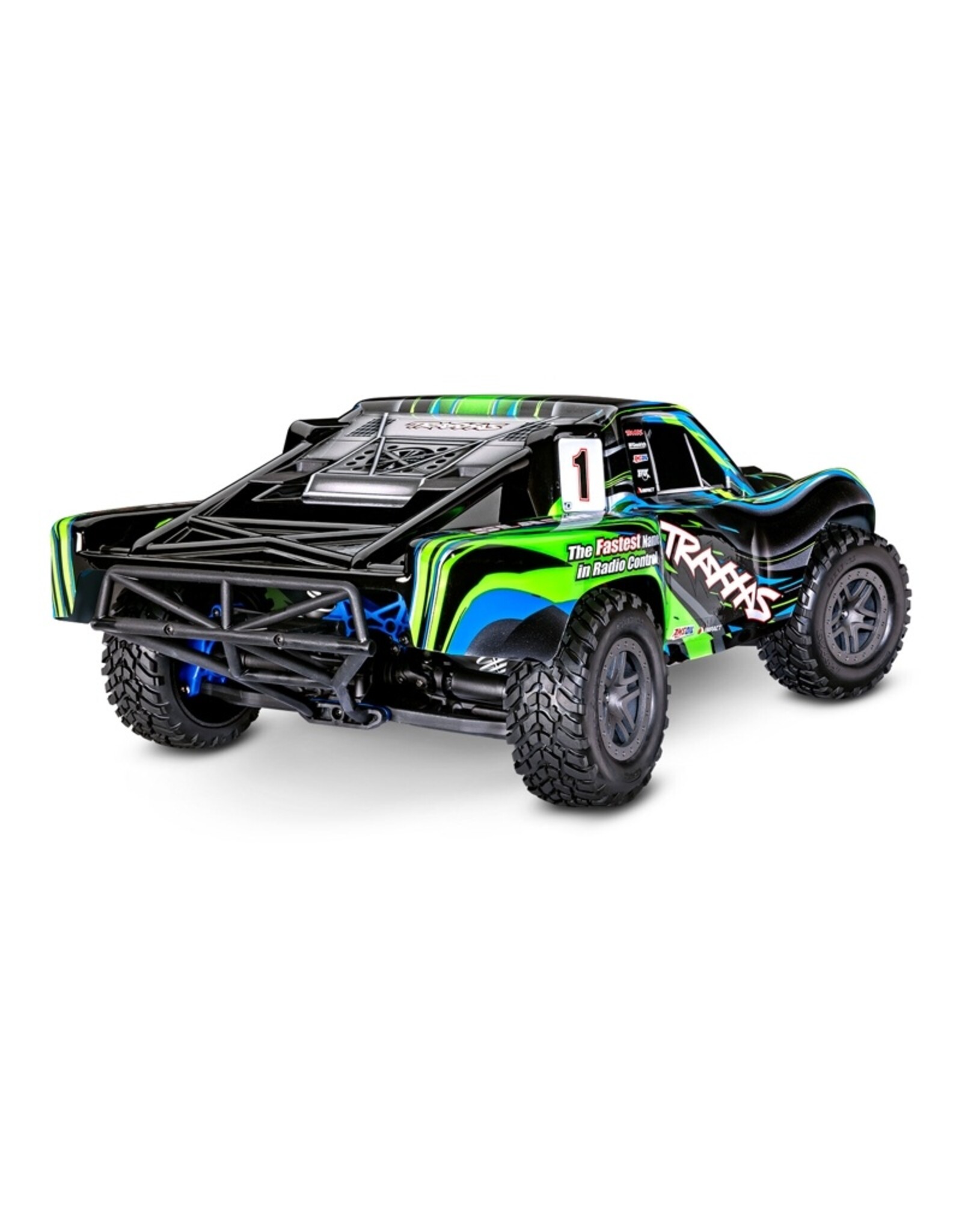 Traxxas TRA68154-4 Slash 4X4 Brushless: 1/10 Scale 4WD Short Course Truck GRN