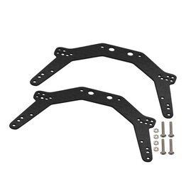 hotracing HRAAXTF14GM Graphite Chassis Side Plates: Axial AX24