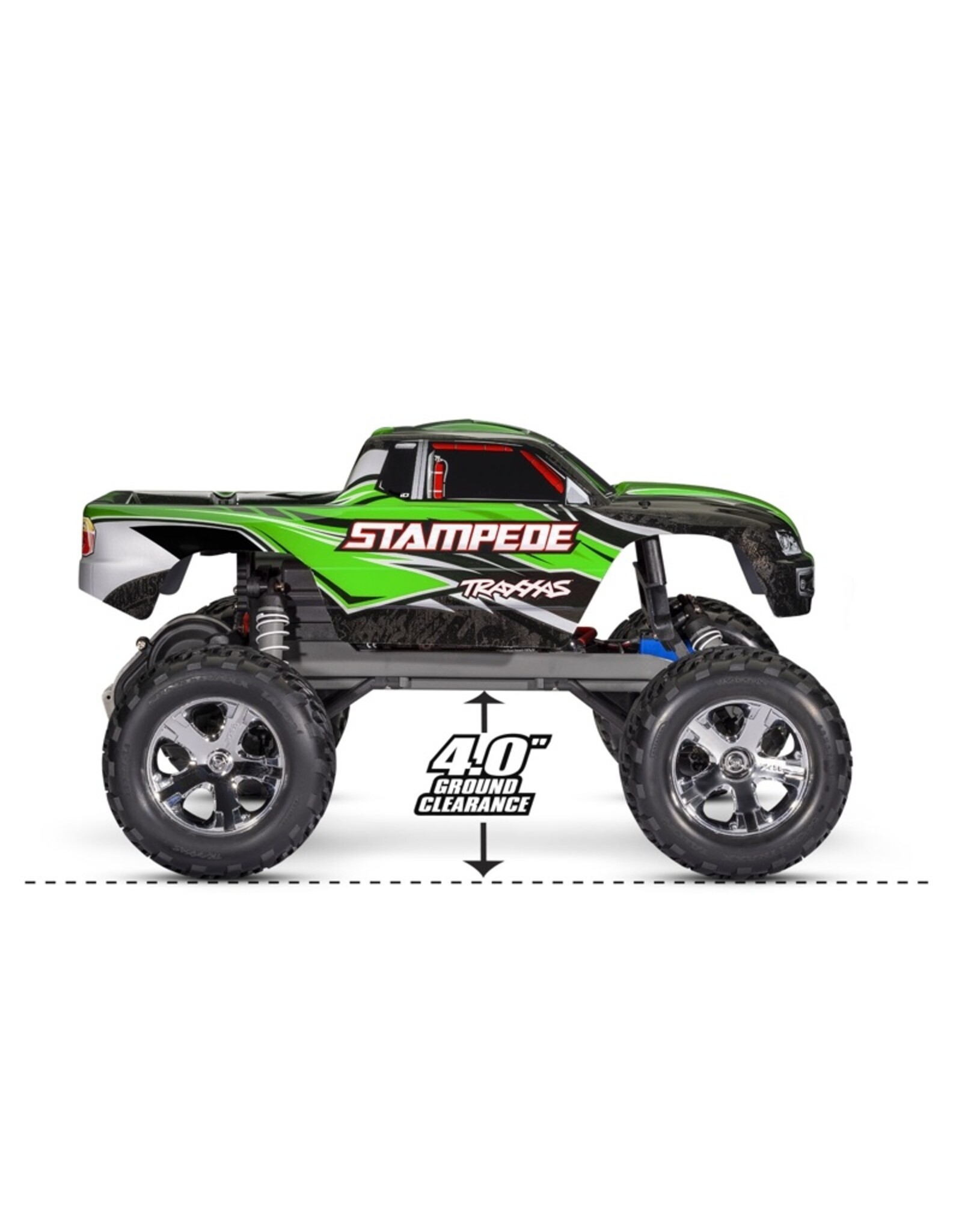 Traxxas TRA36054-8  Stampede: 1/10 Scale Monster Truck w/USB-C GRN