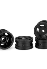 JCO3431B 1/24 Glide 5 Front/Rear 1.0" Wheels, Black (4): SCX24
